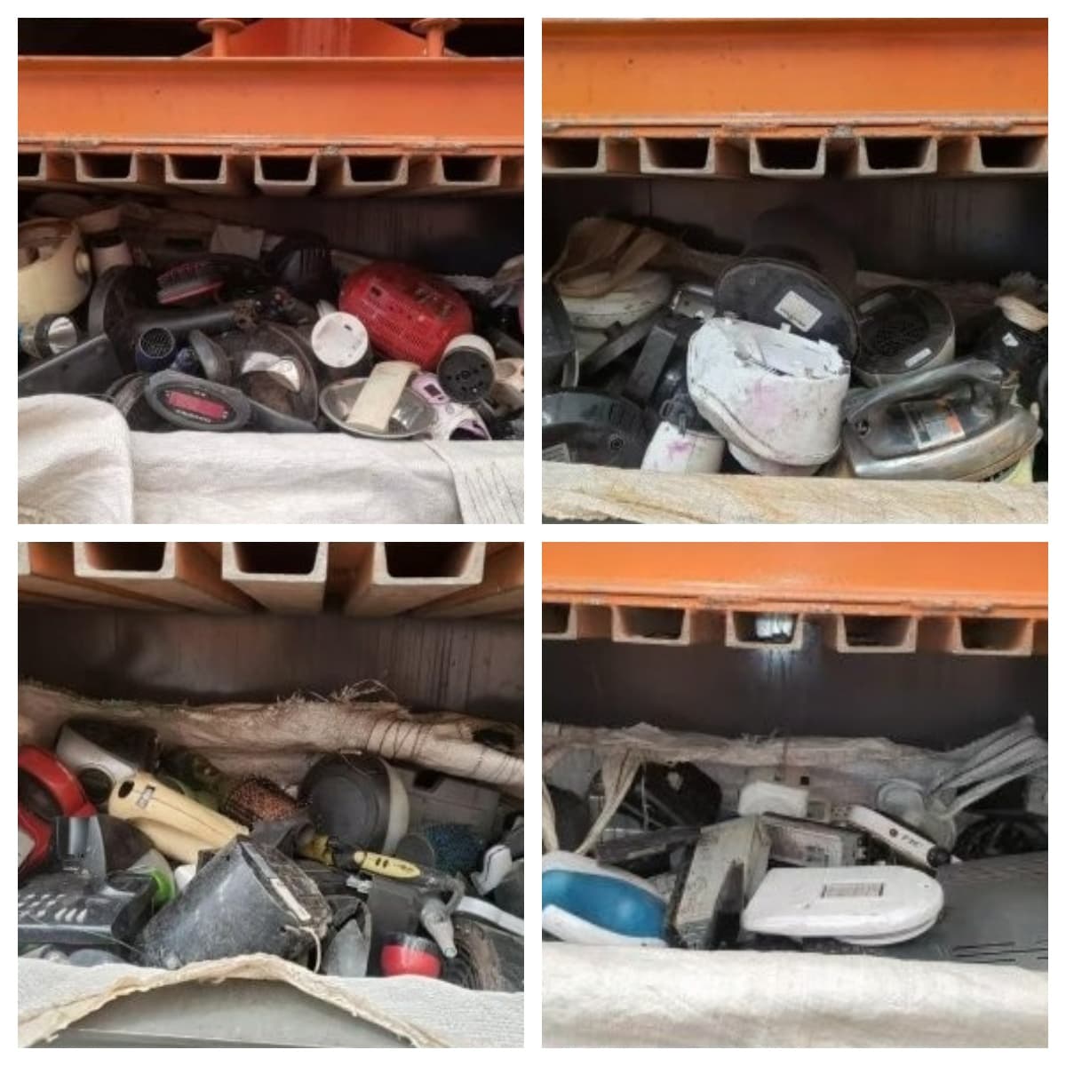 Mixed electronic ex Brazil-200ton